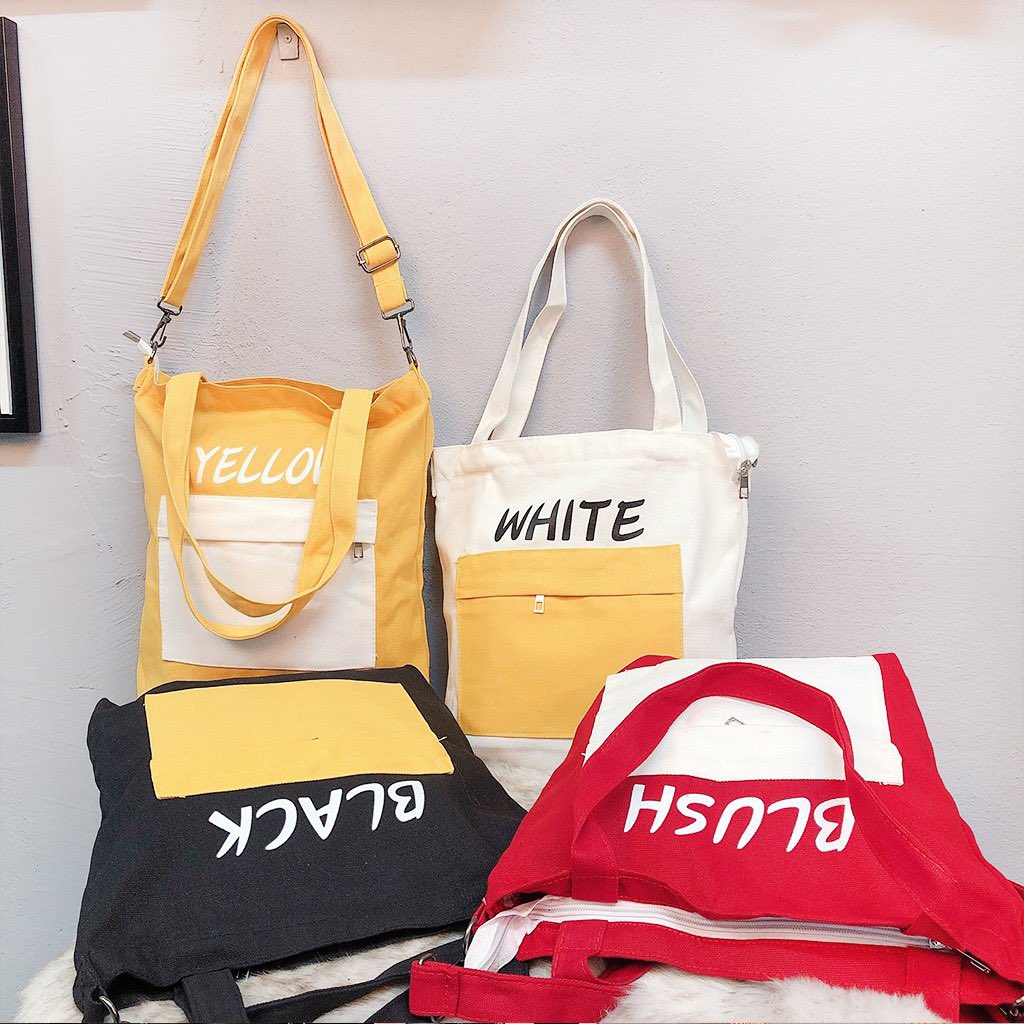ninishopstore's tweet photo. 🎒กระเป๋าผ้า
ราคา 120 บาท ( รอสินค้าไม่เกิน7วัน )
ลทบ.30  ems50 / ชิ้นต่อไป+10฿

รายละเอียดสินค้า
☁️ ก.30cm ส.37cm
🌈เนื้อผ้าแคนวาส
✨สายสะพายปรับได้
👛มีให้เลือก6สี

#นีนี่ขายกระเป๋า #พรีออร์เดอร์เกาหลี #ขายกระเป๋า #ตลาดนัดอากาเซ่ #ตลาดนัดexo #ตลาดนัดblackpink https://t.co/TDXeogrkry