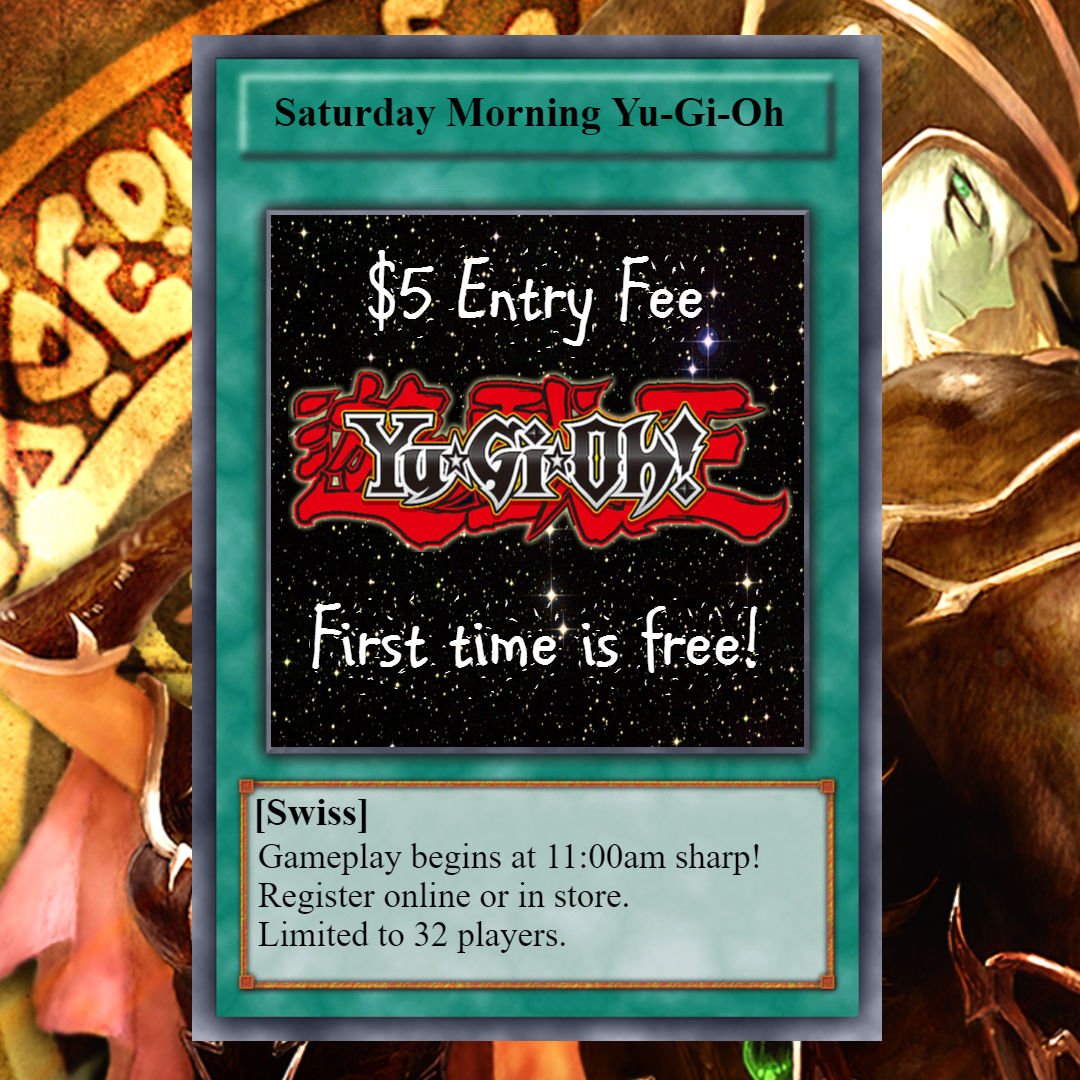 TheZoneTCZ's tweet photo. Today! (1.12.2019)
#YuGiOh #Tournament https://t.co/5VGU4MqdFZ