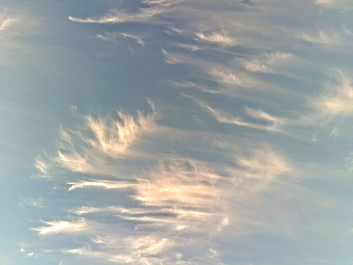 vsorochuk1's tweet photo. Good morning! Fancy clouds today!

#saturdaymorning #fancyclouds #fancy #saturdayclouds https://t.co/PUDBD6HrxS