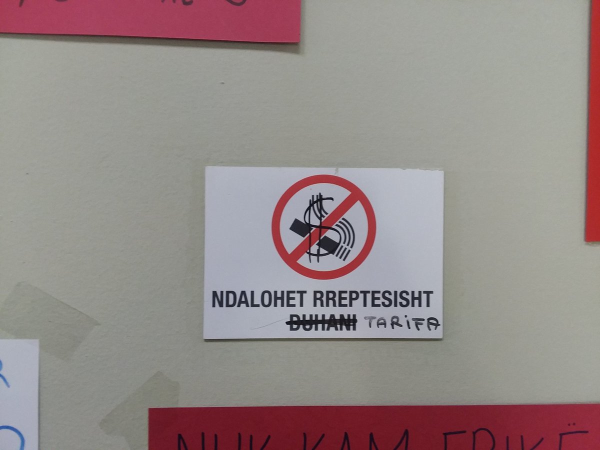 FredBushi's tweet photo. Nga zaptimi ne Fakultetin e Shkencave Sociale. https://t.co/RWRFk3mlJg
