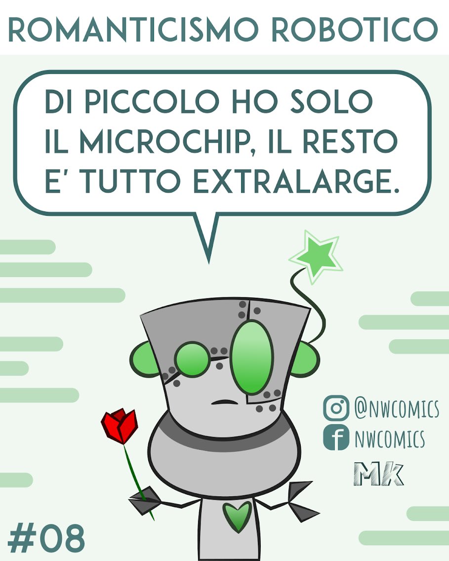 #nwcomics #romantico #ridere #rimorchiabot #fumetto #disegno #amore
