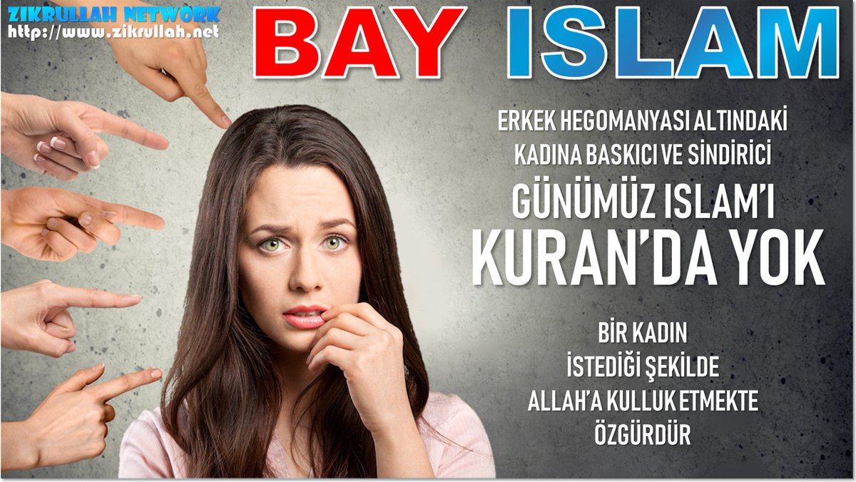 ZikrullahNet's tweet photo. Din'de zorlama yok. Geleneklere veya insanların kayfine göre uydurulmuş bir Din'i kadınlara dayatmak, Kuranda Allah tarafından kuralları koyulan Din'e direk meydan okumaktır. Kadınlar dilediğini yapmakta özgürdür.
#islam #kadın #kadınlar https://t.co/TUrgymoskH