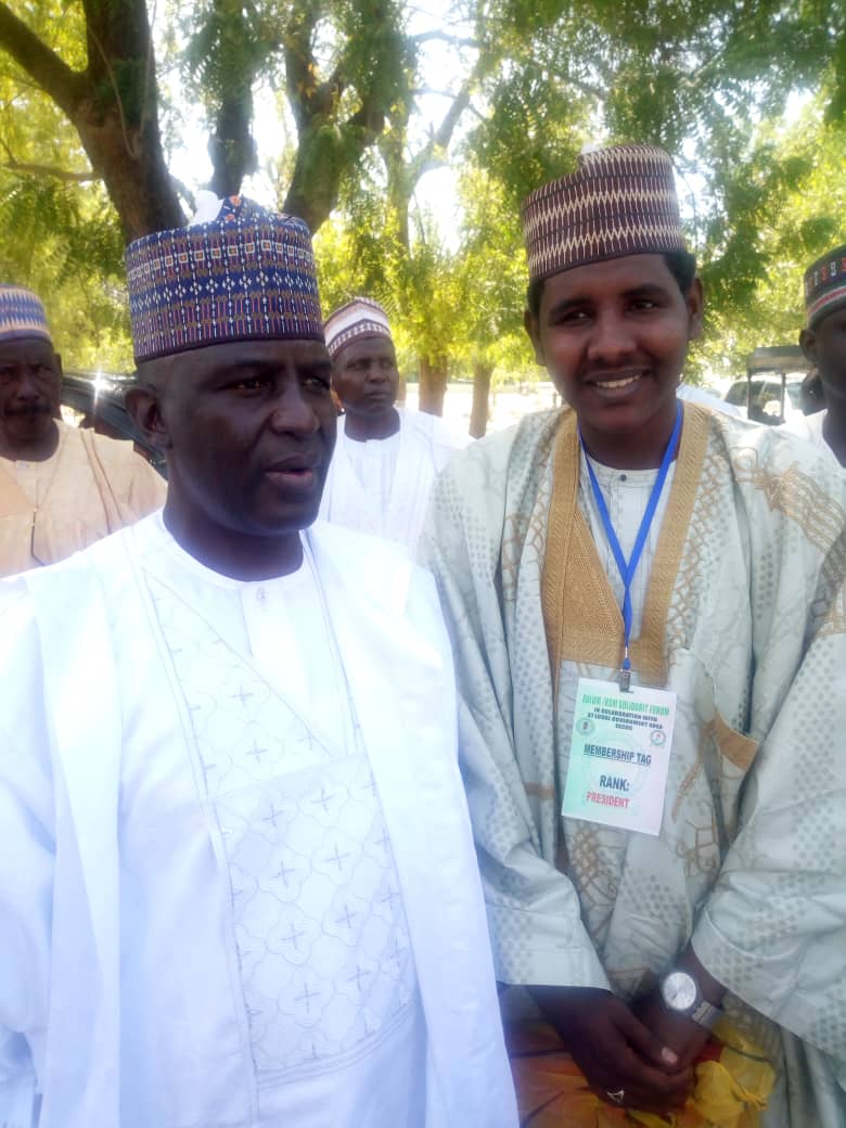 KsmZulum's tweet photo. We thanks Hon. Usman Zanna for his contribution to ZULUM/KSM SOLIDARITY FORUM and APC at all, We appreciate his kind gesture.

Insha Allah Zulum/KSM Forum will try there best to see that all APC candidates Of Borno State from federal  to the local level have the highest vote. https://t.co/PcKauKIC7V