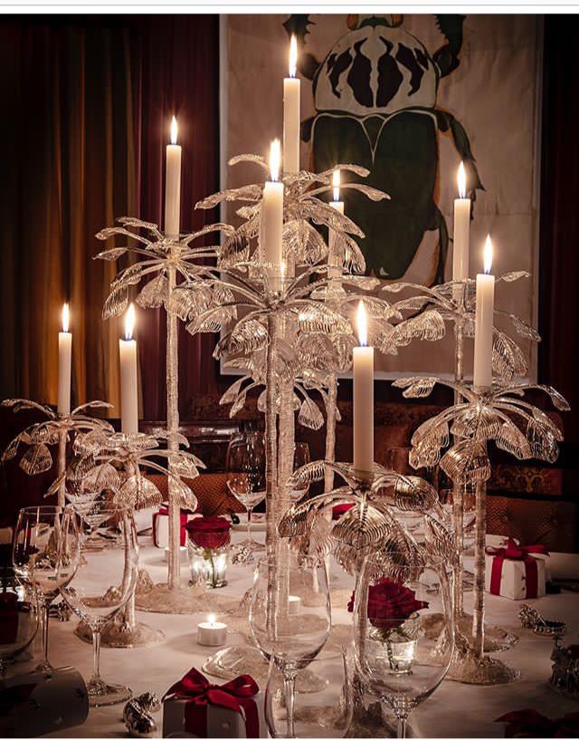 speakeasy_in's tweet photo. #BrandsWeLove A visual safari of a Christmas table setting by the visionary @PatrickMavros . Illala palms are a species palm tree native to the eastern Afrotropics. The candlelight shimmers off their leaves and creates a magical table setting. In his words, #everdaysafari '. https://t.co/p47eZB5Ufk