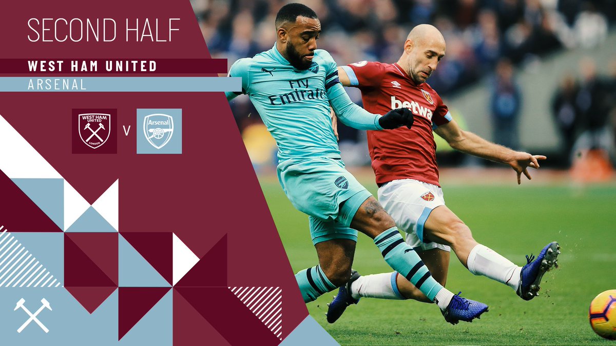 West Ham United Vs Arsenal Fa Premier League 2018 2019