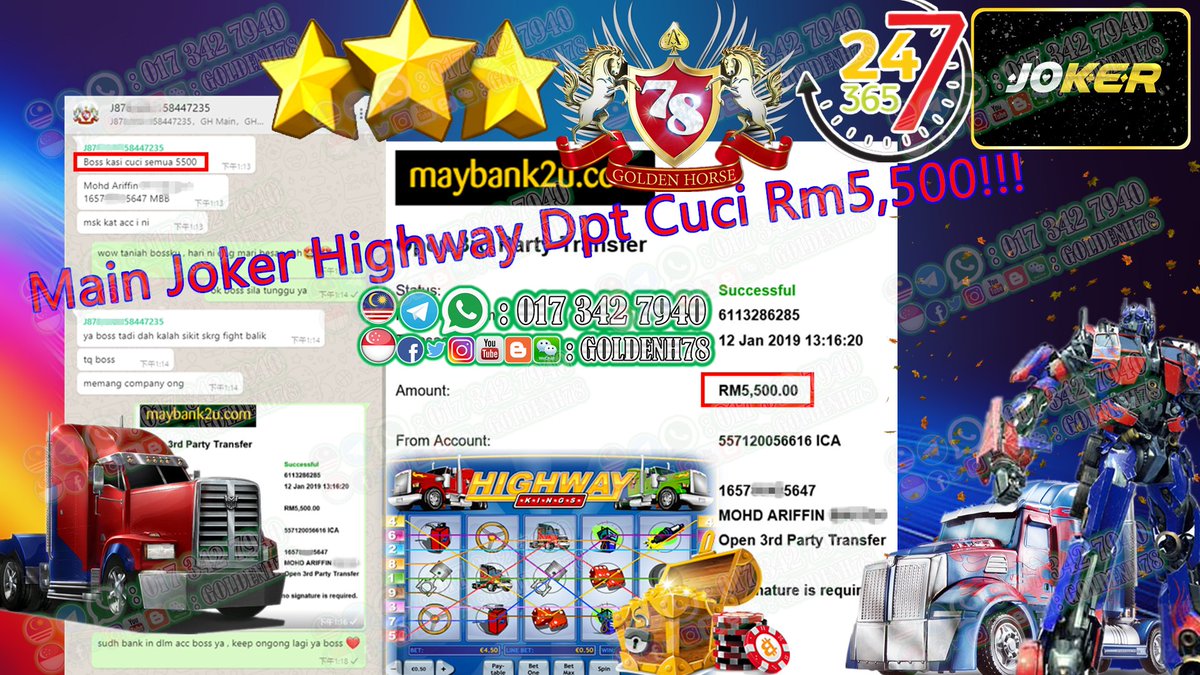 GoldenH78's tweet photo. Wsp: https://t.co/h1iqfOnOfw

📲 Wechat: #goldenh78
📲 Blog: https://t.co/0kMbO7OGXE
📲 Wasap/Telegram : 017 342 7940

#Live #Casino #Slot #918Kiss #Mega888 #Live22 #Joker #Ace333 #Football #CockFight #4D #Win #Cuci #Top #GoldenHorse #Singapore #Malaysian #King #Highway https://t.co/e22Bcrkcm8