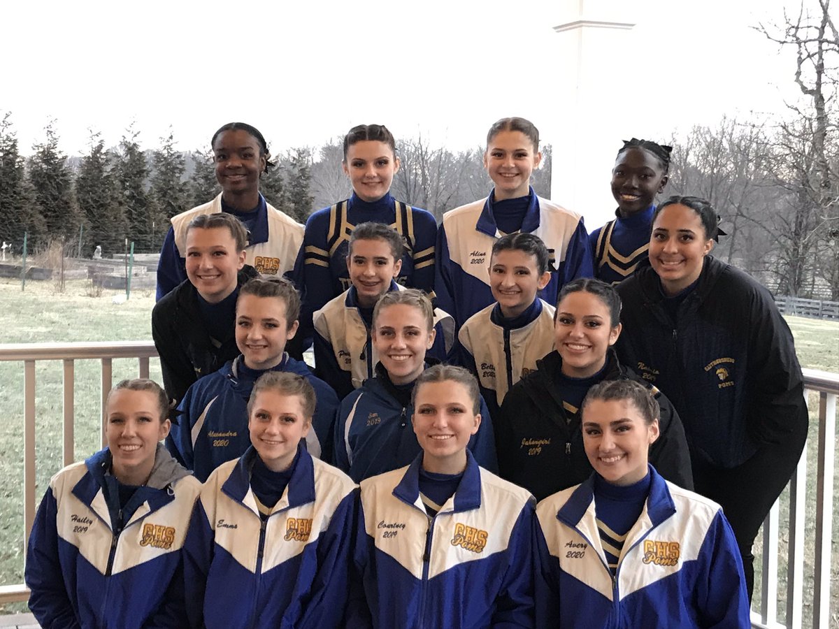 We’re all checked in <a href="/BlakePoms/">Blake Poms</a> Bengal Invitational! Come cheer us on at 10 am! 🙌🏻💙💛 go Trojans!