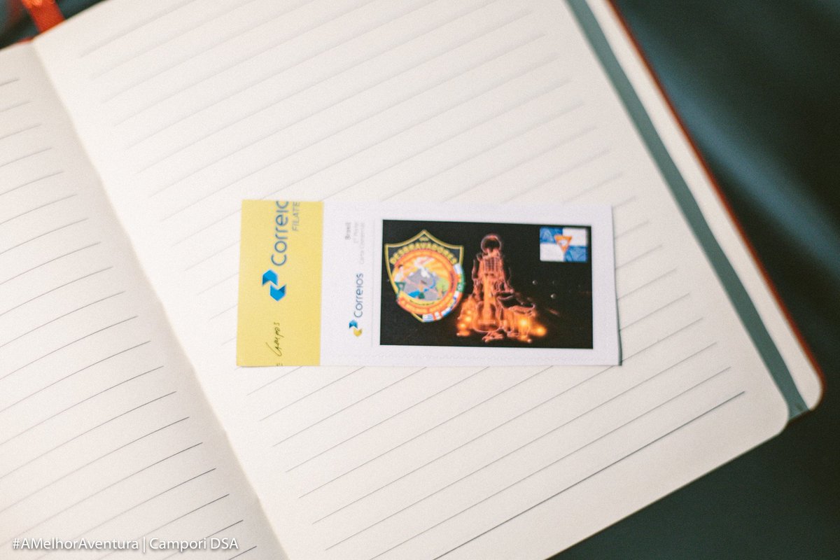 Na abertura do Campori #AMelhorAventura foi feito o lançamento do selo comemorativo dos #desbravadores pelos Correios 😍 Foi um momento marcante e histórico pra todos nós 💙 E aí, gostou?