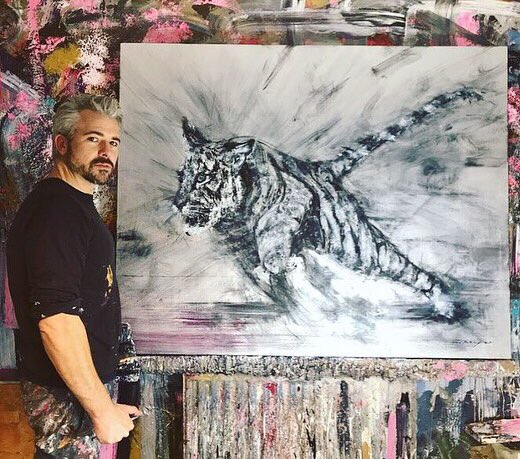 DanielHooperArt's tweet photo. @DanielHooperArt “In For The Kill “ #art #artist #artwork #painting #studio #silver #style #fashion #photography #london https://t.co/Wr6KMnA7AC