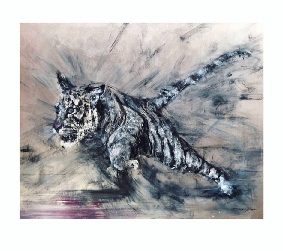 DanielHooperArt's tweet photo. In For The Kill By @DanielHooperArt #art #artist #artwork #arts #tiger #wildlife #nature #animals #silver #fashion #london https://t.co/97XP25xOwW