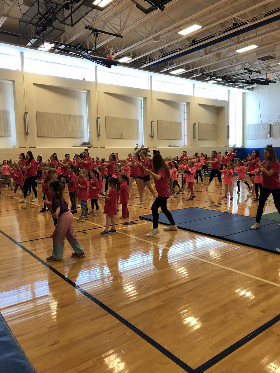 Awesome time at our Annual Cheer clinic today!!! Great job everyone!