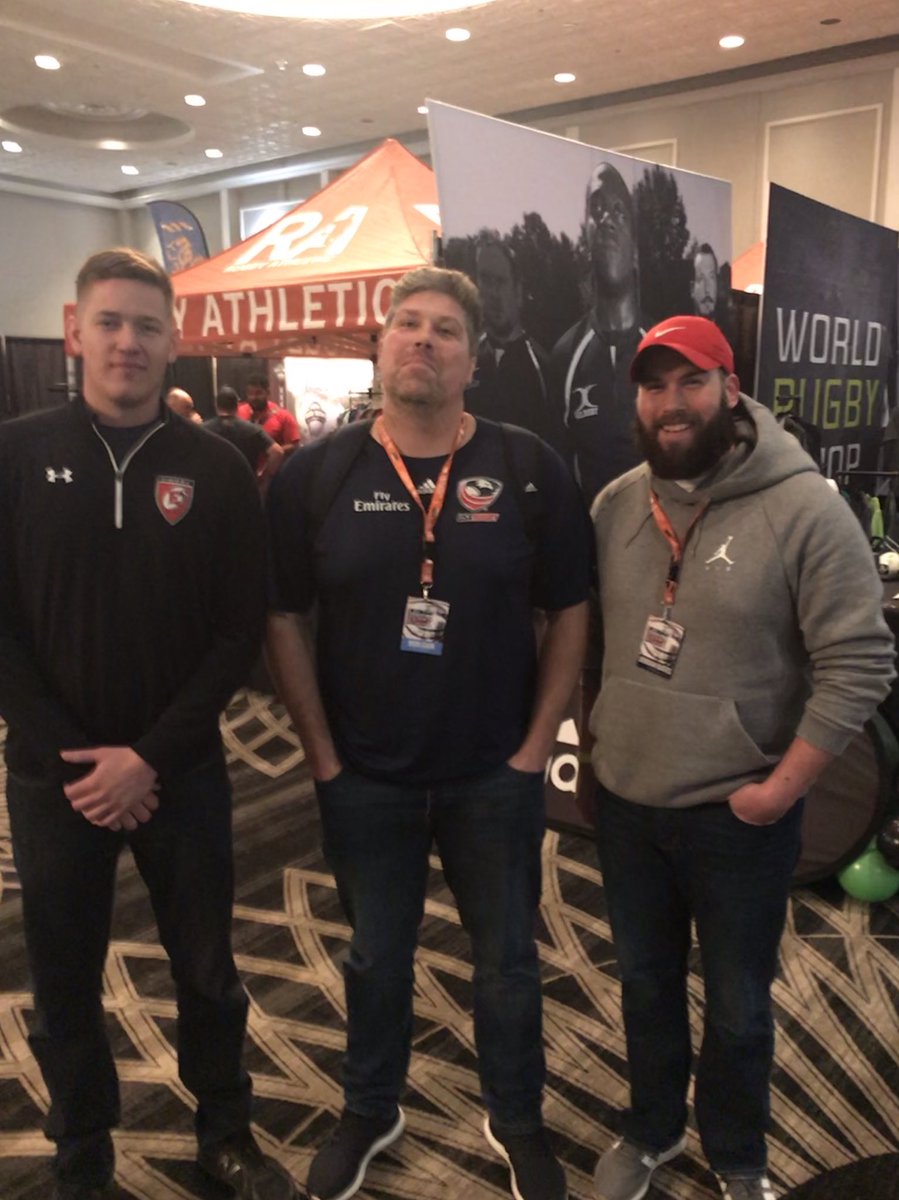 Our <a href="/EastHighRugby/">EastHighRugby</a> <a href="/Dsmeast/">East High School</a> coaches increasing their rugby IQ at the USA Rugby National Development Summit. Thanks <a href="/Rc1Beast/">Rob Cain</a> #growinggold