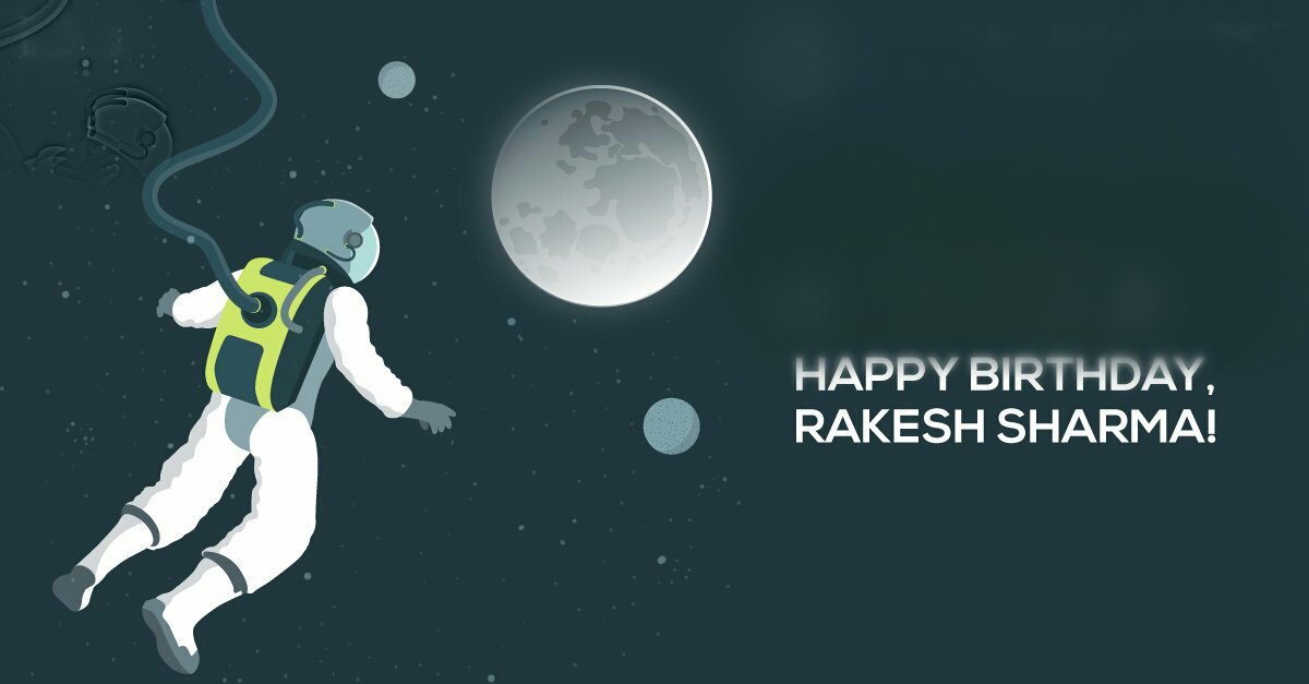 Happy Birthday Rakesh Sharma Ji.  