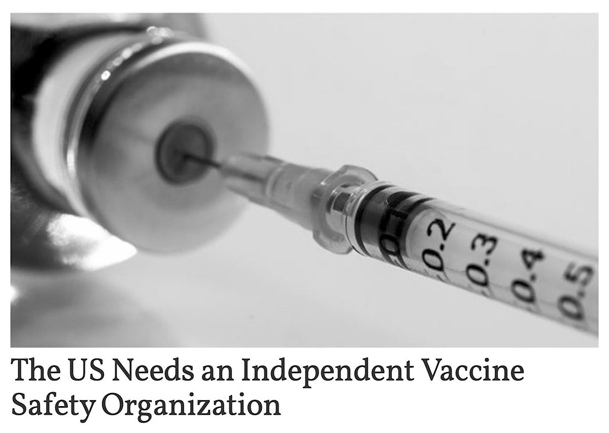 A Huge Annual Burden Of Chronic Illness, Injuries, And Deaths Are Linked To Vaccines. The Blame For The Public’s Ignorance Belongs To A Complicit Media That “Pretends That Vaccine-Related Injuries Do Not Occur.' https://www.theepochtimes.com/the-u-s-needs-an-independent-vaccine-safety-organization_2538525.html #QAnon  #Vaccine  #GreatAwakening  @potus