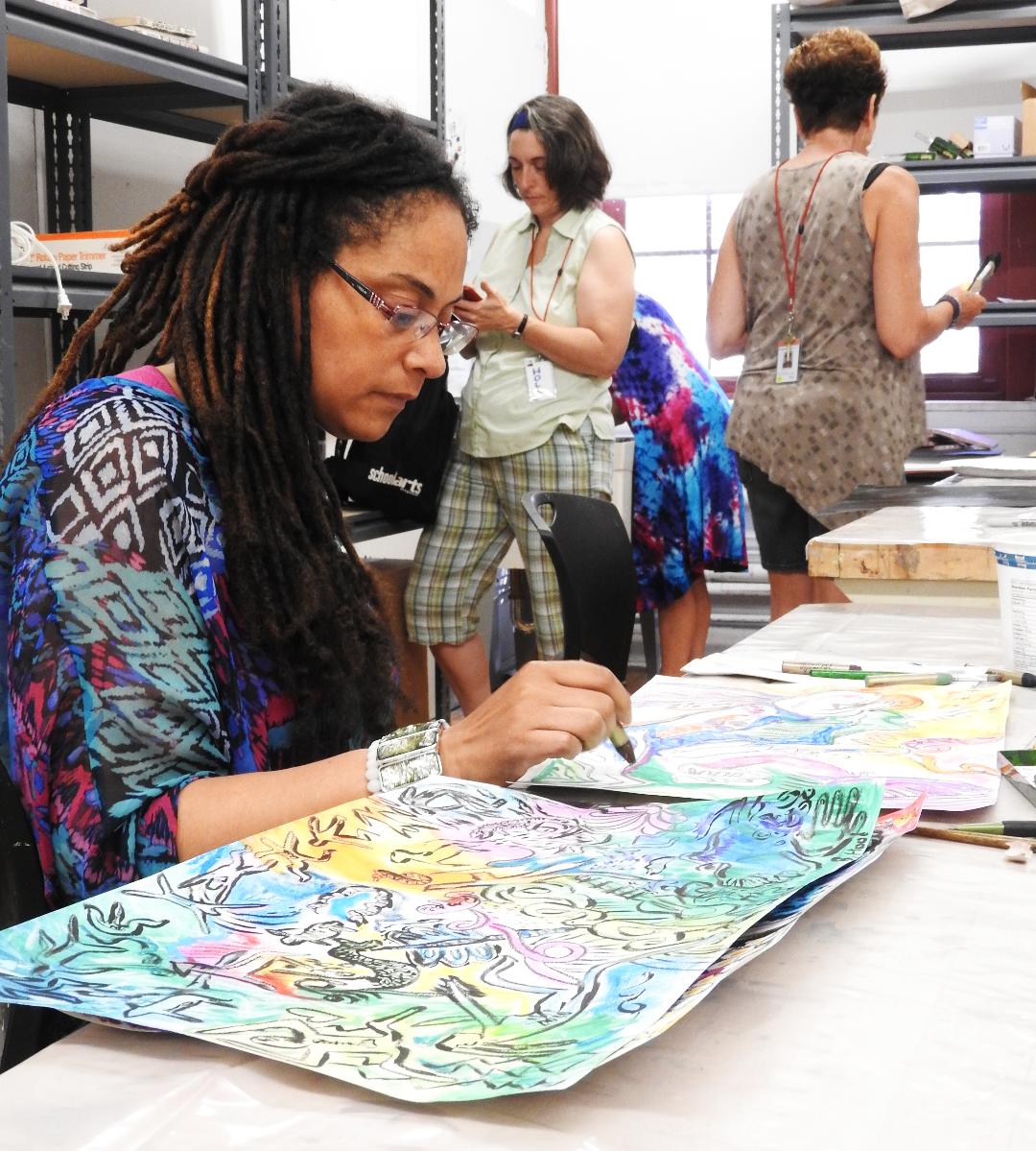 twoducks's tweet photo. Registration opening soon--Spend a week in Boston with TAB founders and teachers going deep to offer student-directed learning. Earn three graduate credits or audit, July 7-13. https://t.co/K5wIr0KAke #TABchat #SHoM #arted https://t.co/xcGkB8xCsG