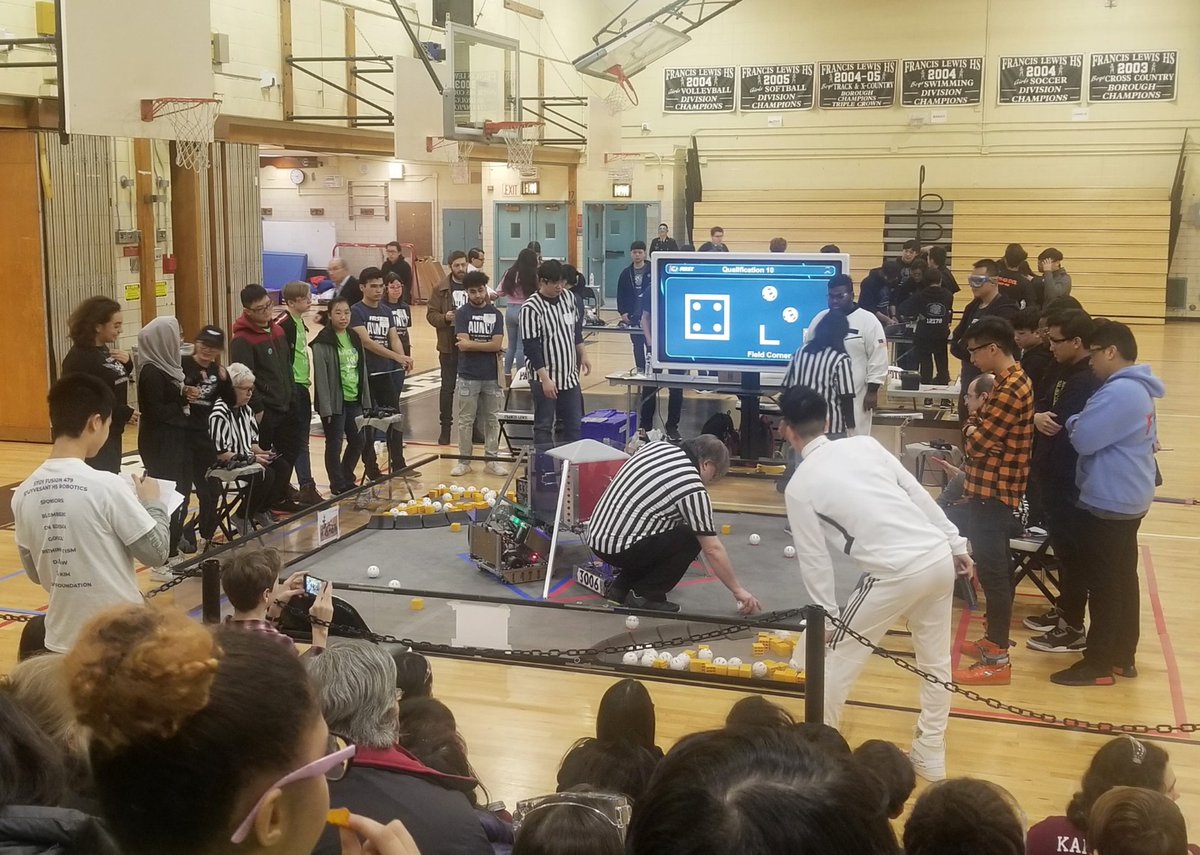 HSES_Robotics's tweet photo. A view from inside the playing field at the 2019 FIRST Tech Challenge.
#Robotics #Envirobots #Engineering #Programming #Maker #Create #STEM #FTC #ROVERRUCKUS #NYCFIRST #FIRST #Qualcomm https://t.co/hegTAQwR5k