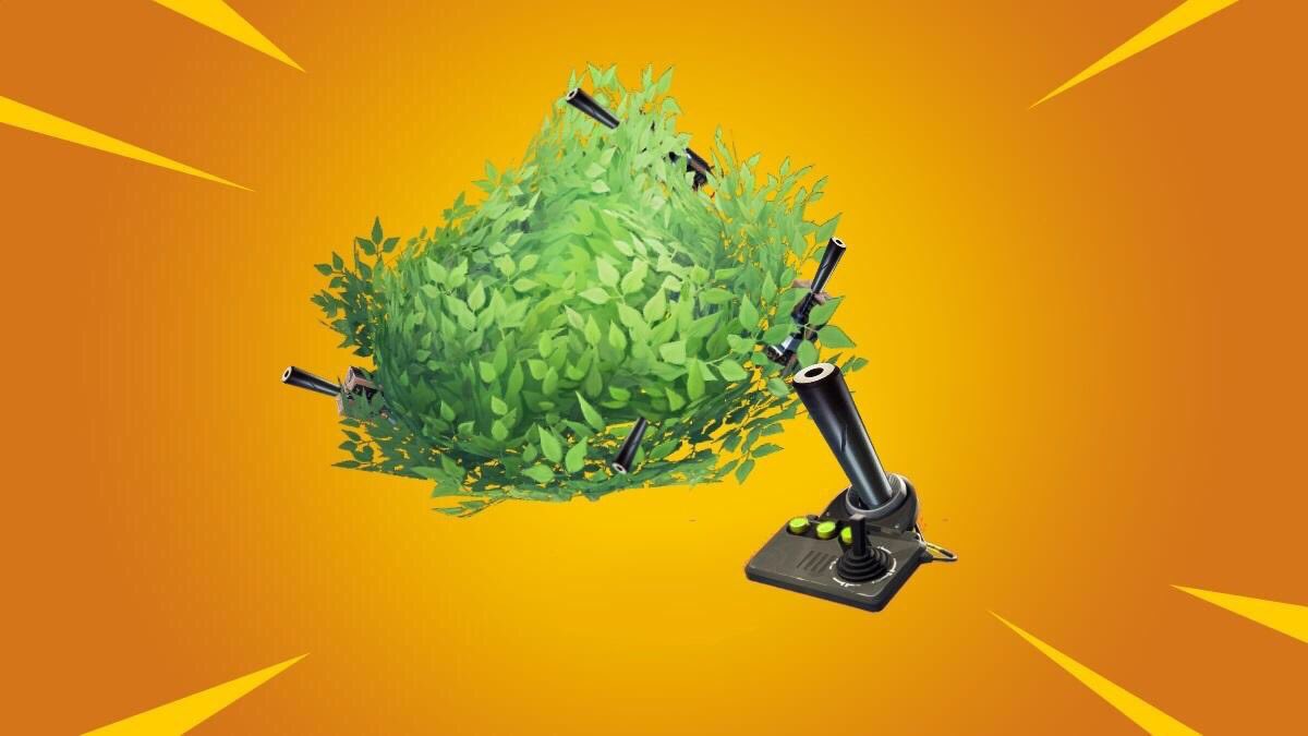 FNCCentre's tweet photo. New leaked remote bush also comes with a silent version Surprise your enemies with a boom #fortnite https://t.co/3SLajHuwgh