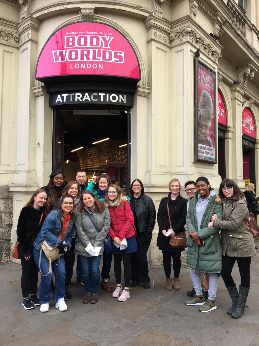 #Bodyworlds London with #MScOT2018 @UoE_OT @Uni_of_Essex fascinating exhibition and great company @WellsNichola @AnnaPettican @DrSimoneOT, Selena and MSc OT students.. now for the the module #BodyworldsEssex ?