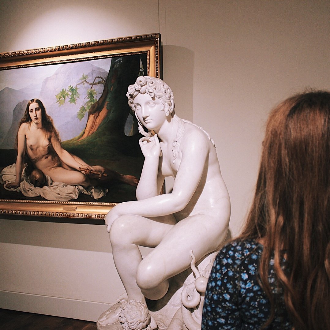 GAM_Milano's tweet photo. #SguardiSullaGam: gli occhi dei visitatori sulle opere delle nostre collezioni.
📌 Cincinnato Baruzzi, Eva tentata dal serprente, 1836, pastello su carta
📌 Francesco Hayez, La Maddalena Penitente, 1883
Foto: instagram @barbygraph
#Hayez #Baruzzi #Milano https://t.co/ynzo80cD64