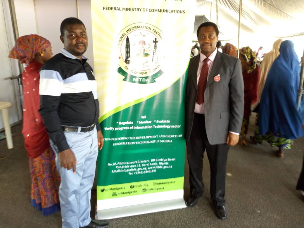 NITDANigeria's tweet photo. #NITDA's representatives during the 22nd Edition of #MSMEClinicsNG holding in Minna, Niger State. 

The Agency is offering solutions to IT challenges inhibiting the growth of MSME's in Nigeria &amp; also enlighten the public on the use of Social Media to increase sales. @DrIsaPantami https://t.co/gP29XTLYWM