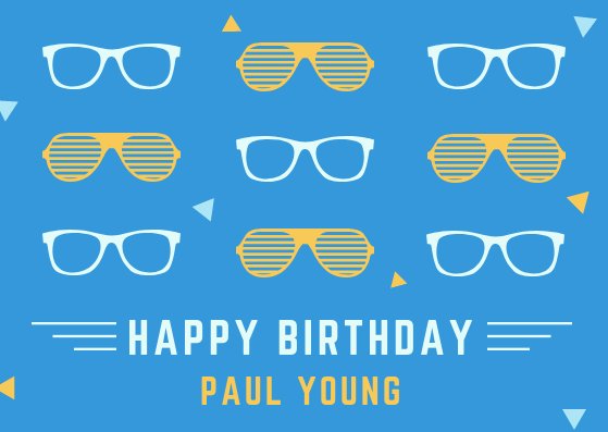 Happy Birthday Paul Young! 
