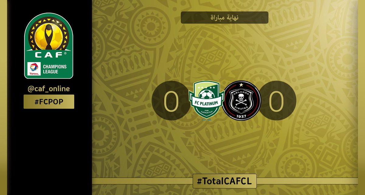 caf_online_AR's tweet photo. نهاية المباراة | #FCPOP 0-0 #TotalCAFCL https://t.co/NCwhb6ceov