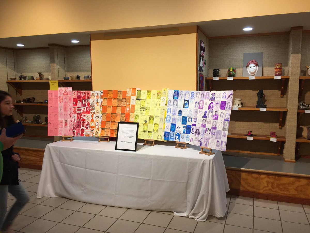 ohsmudnmetals's tweet photo. At the #Mablehouse art center for #cobbcounty district art show #kaleidoscope #osbornehigh #ceramics #osbornearts https://t.co/jyvMFXMtvC