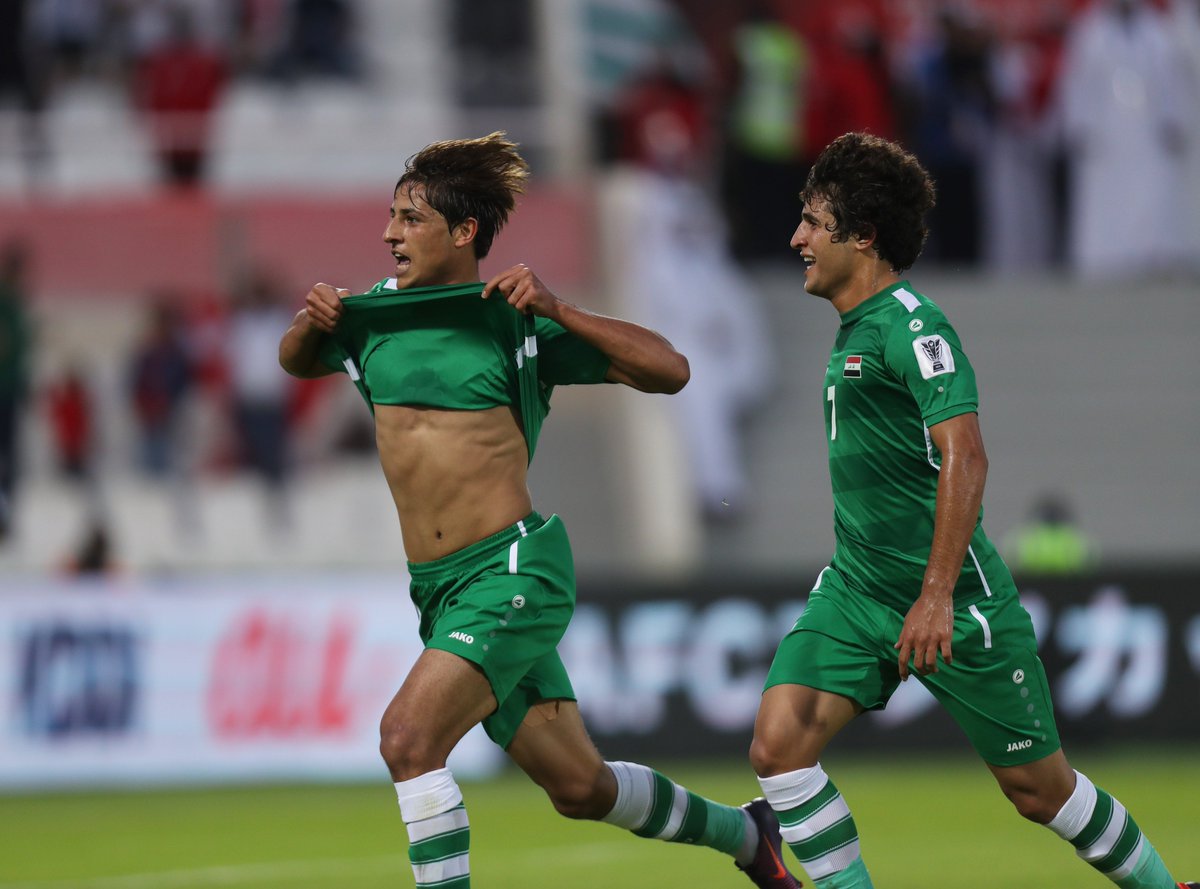 afcasiancup's tweet photo. ⏱ FULL-TIME | 🇾🇪 Yemen 0-3 Iraq 🇮🇶

The Lions of Mesopotamia are through to the #AsianCup2019 RO16 thanks to goals from Mohanad Ali, Bashar Resan and Alaa Abbas! https://t.co/NGbr8hvPEj