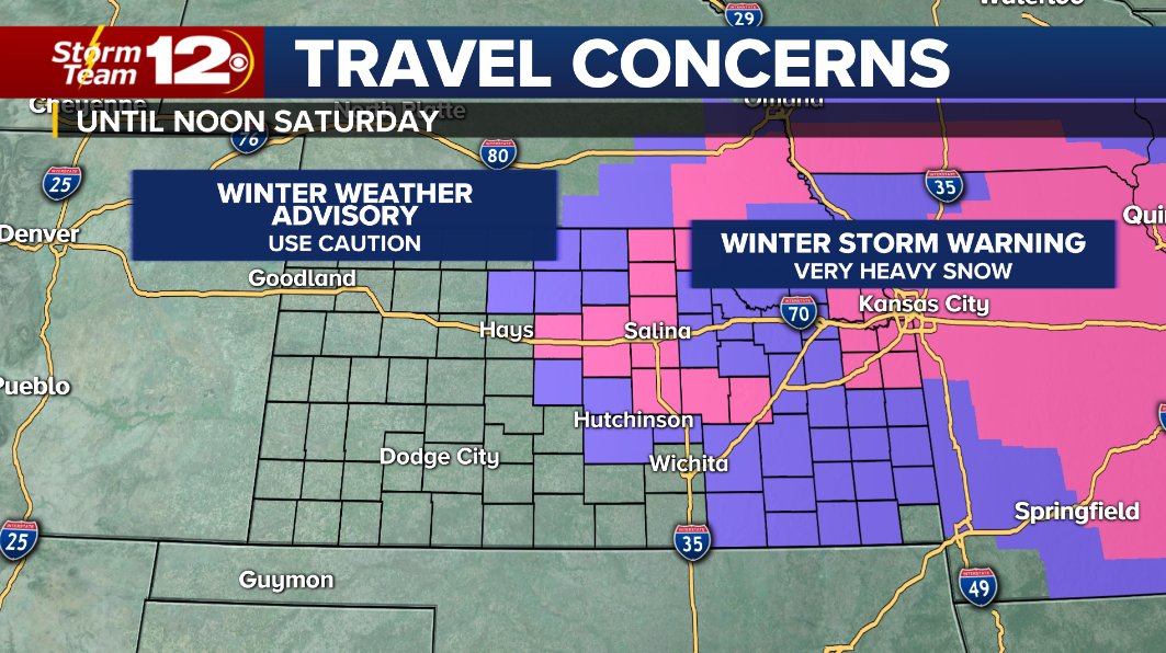 Live Blog Winter Storm Brings Snow Slick Roads To Ks Additional Aculations Of 1 3 Are Possible Across Northern Kansas Once The Snow Moves Out Expect Cloudy Breezy And Cold Weather Rest Day