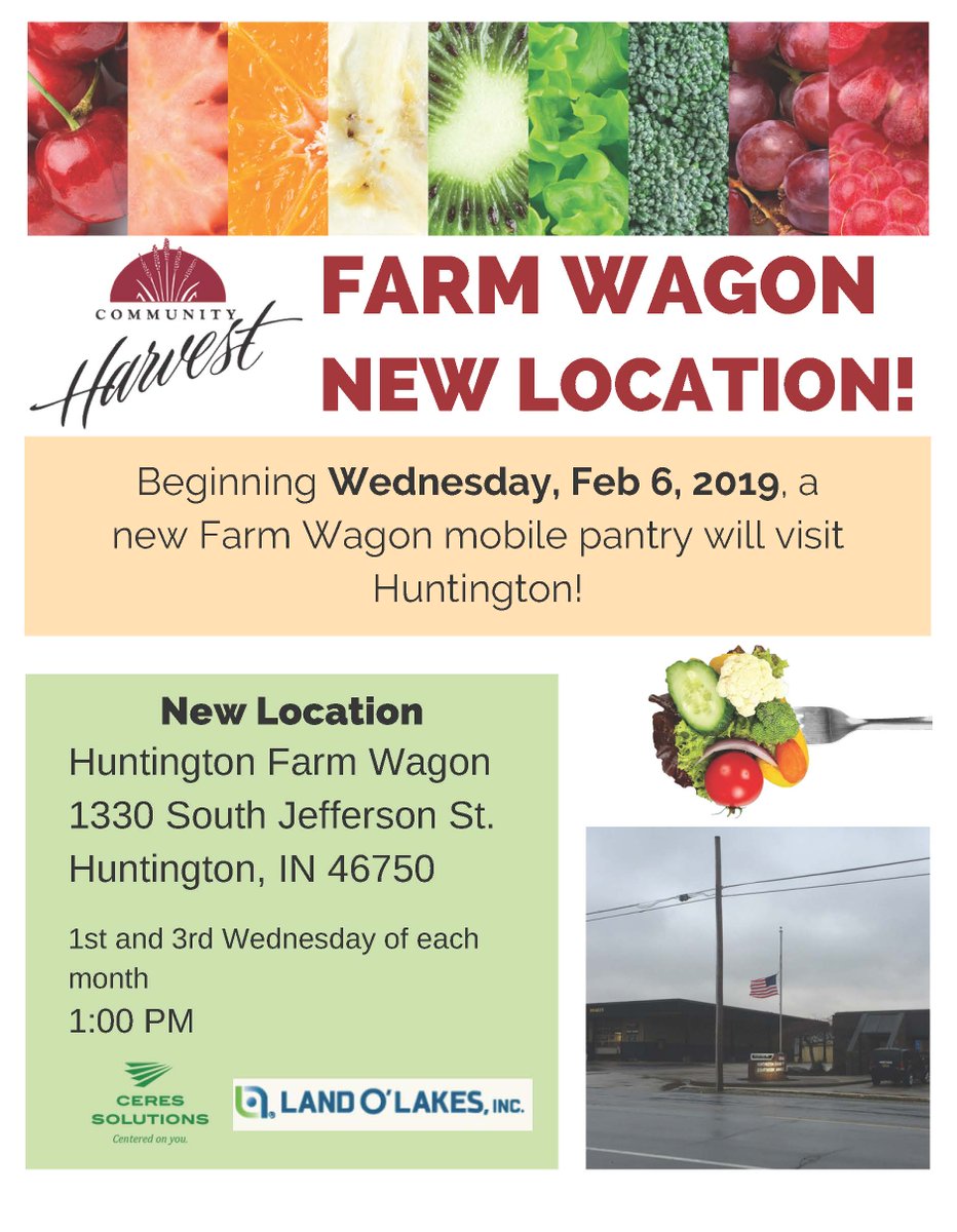 Perishable food truck is coming to our parking lot!