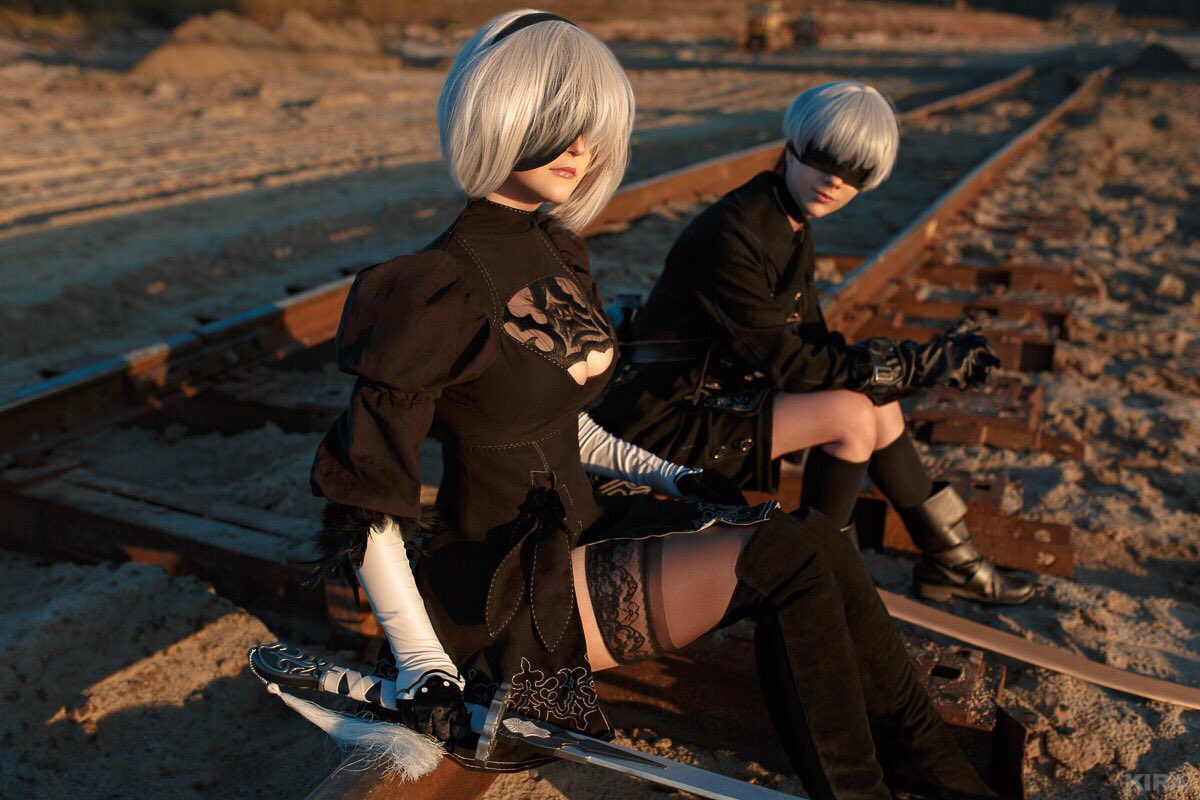 astariqn's tweet photo. We cosplayed as 2B and 9S! It took us around 5 hours to get to that location but it was totally worth it!
Hope @yokotaro will pay this a look https://t.co/VoBGPAX4ng