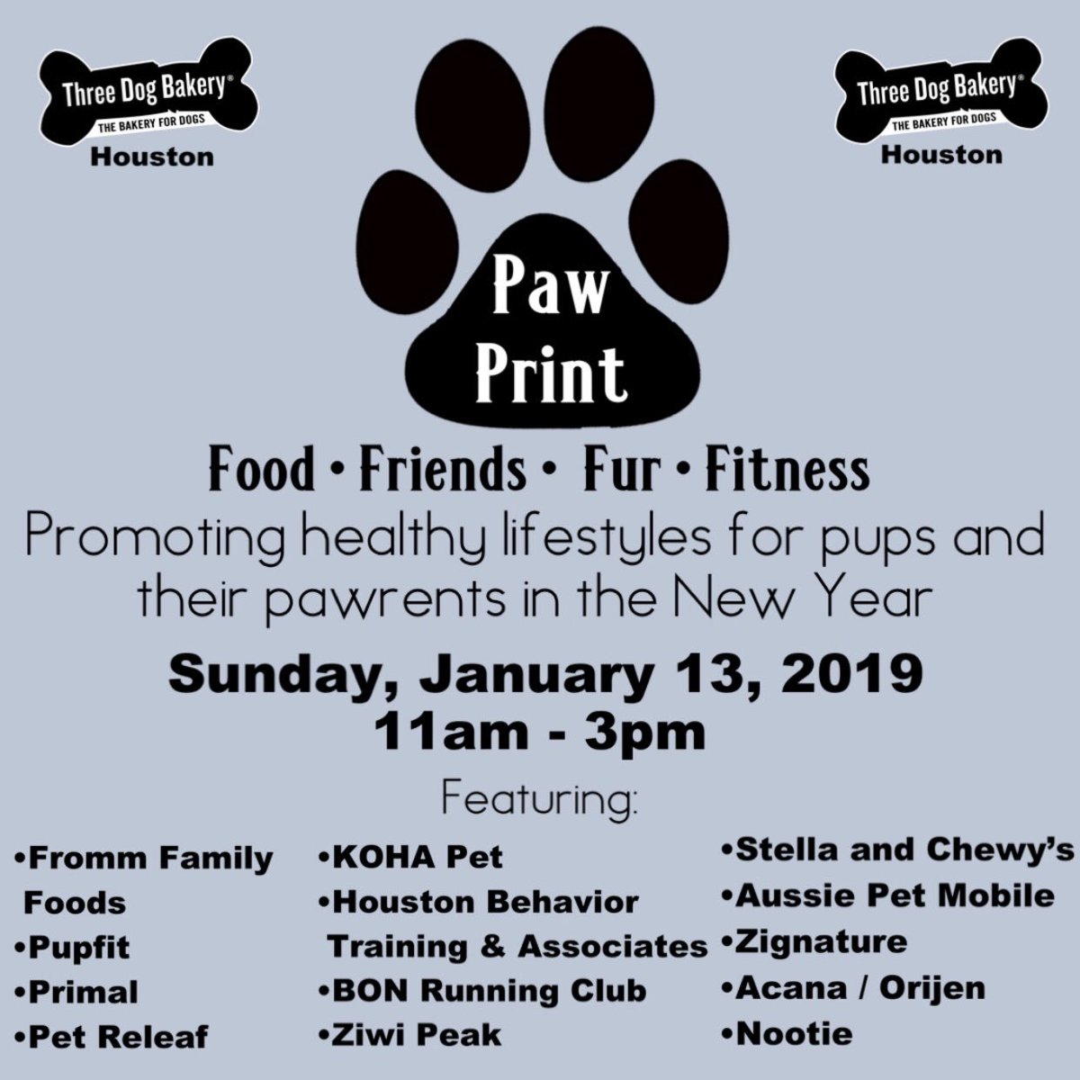 3DogBakeryHTX's tweet photo. FREE Dog event! https://t.co/VVHoR58rD1