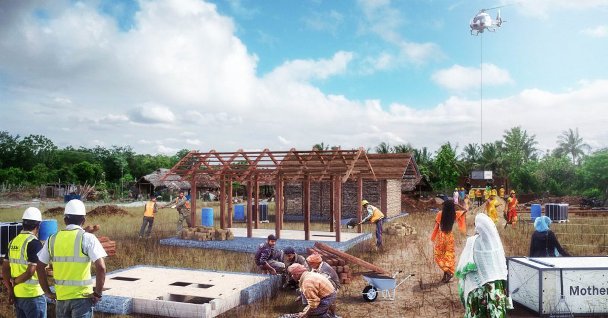 zoozocoarch's tweet photo. carlo ratti develops low-cost prefab housing system for india with an open-source approach https://t.co/UOdQYVObmd https://t.co/TfPZk5W85e