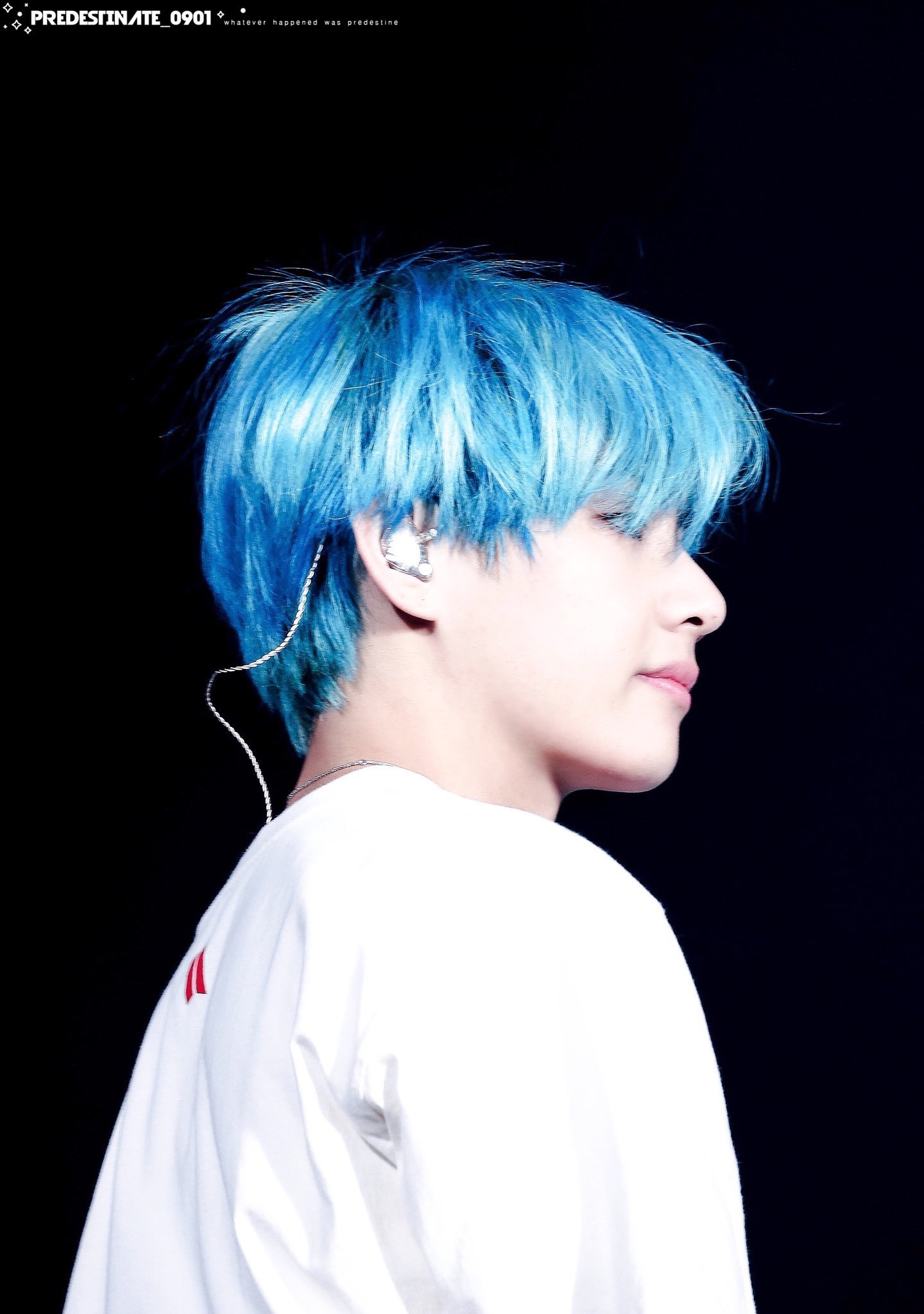 Bts v blue hair HD wallpapers  Pxfuel