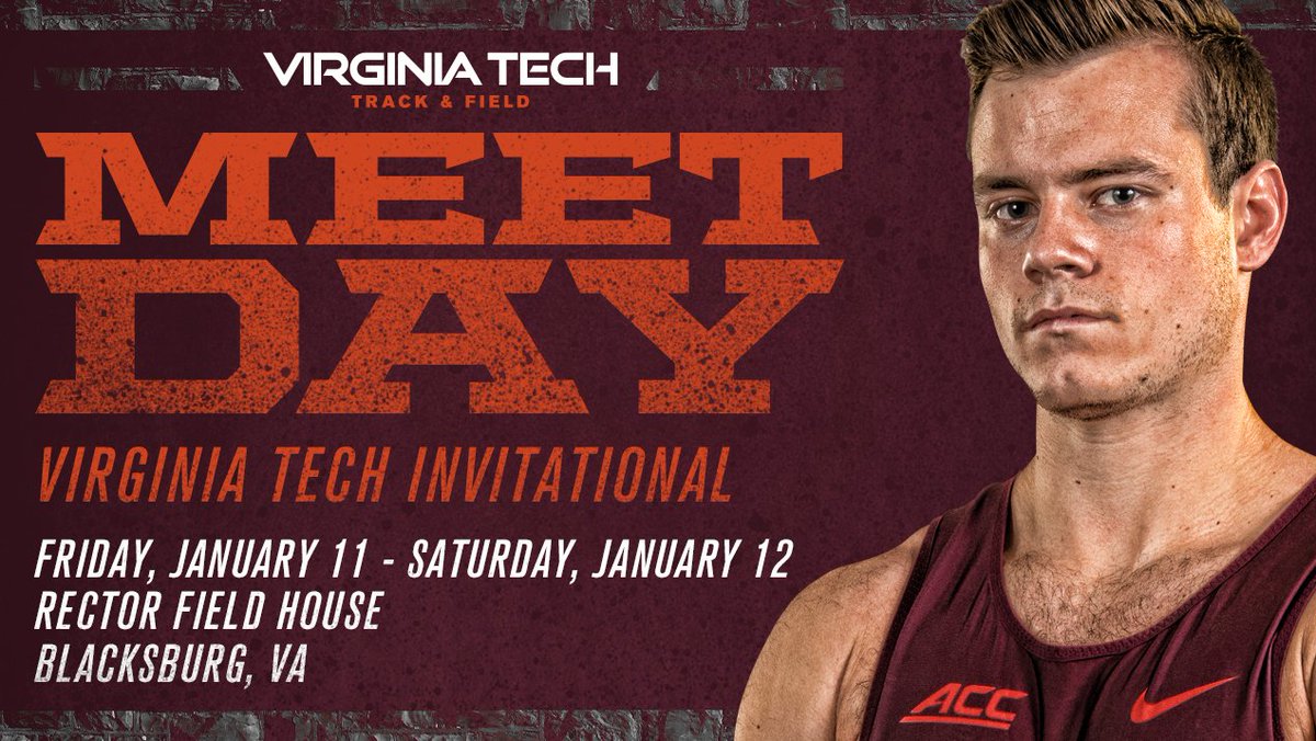 HokiesTFXC's tweet photo. Weβre 15 minutes out until day βοΈ of the #VirginiaTechInvitational
πRector Field House
β± 11 a.m. ET
π https://t.co/UoN9klRp3w https://t.co/6AtM8SdGau