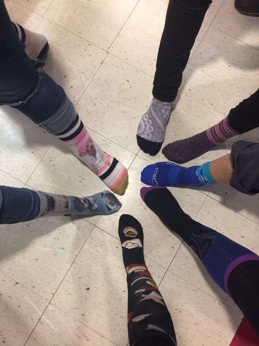 <a href="/Mr_Graham61/">Richard Graham</a> <a href="/CedarHillMiddle/">Cedar Hill Middle</a> <a href="/JaneSpies61/">Jane Spies</a> <a href="/NNaughton61/">Nadine Naughton</a> The pic is a day late, but <a href="/ColquitzScene/">Colquitz Community</a> brought a strong #funkysock game! #dogsinrobes #glittertoes