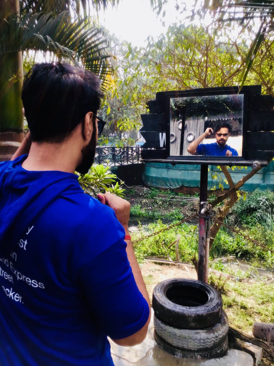 adityaaom's tweet photo. For #narcissists mirrors grow in forests too. #photography #fun #uniquecomposition #design #creativity #art https://t.co/QXKPkx3ABA