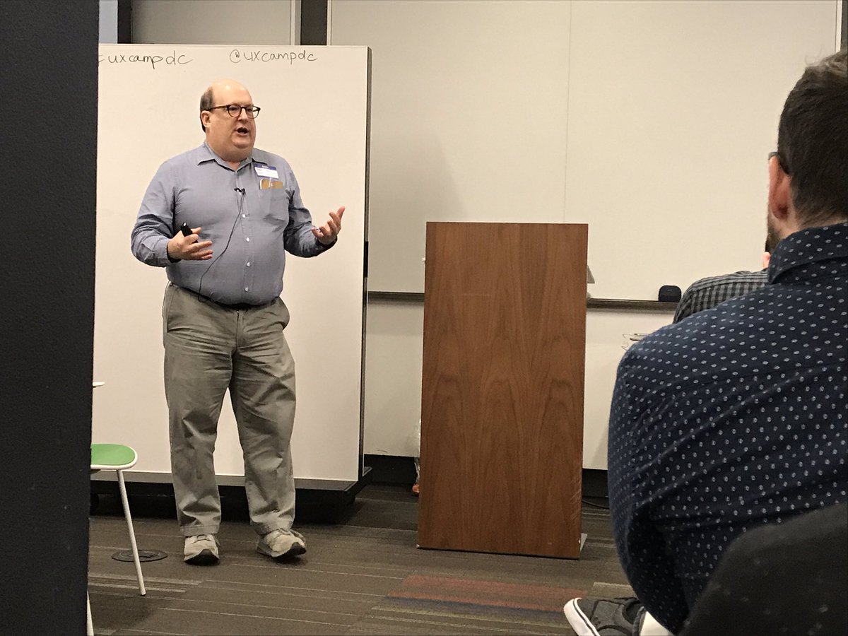 “Design is what’s going to save the world.” — <a href="/jmspool/">Jared Spool</a> #UXCampDC