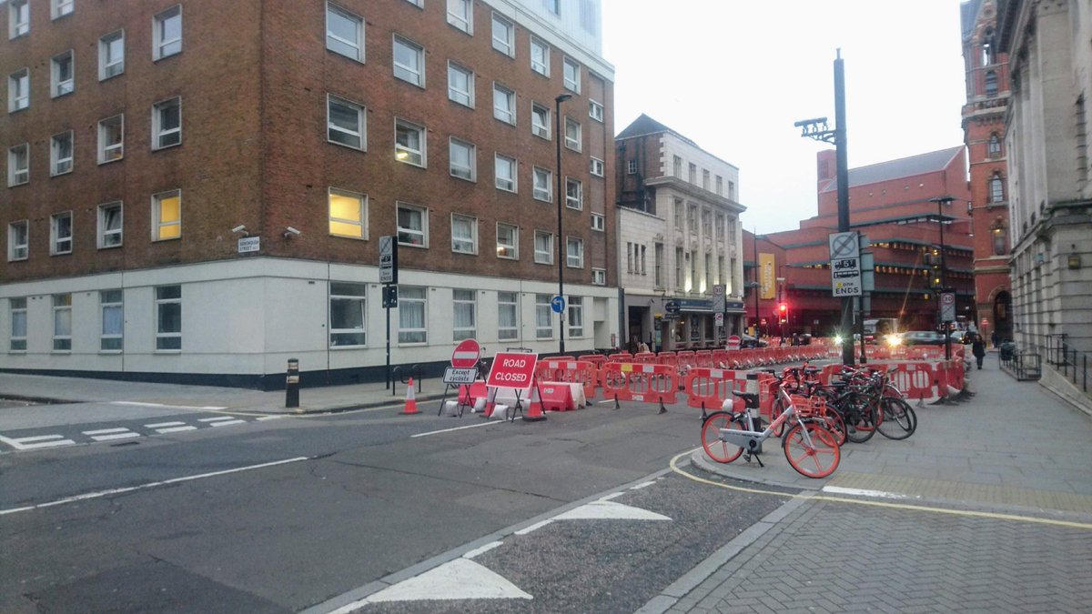 camdencyclists's tweet photo. Good to see Judd Street closed at Euston Road and looking forward to Midland Road scheme https://t.co/ZVH1q917Jx