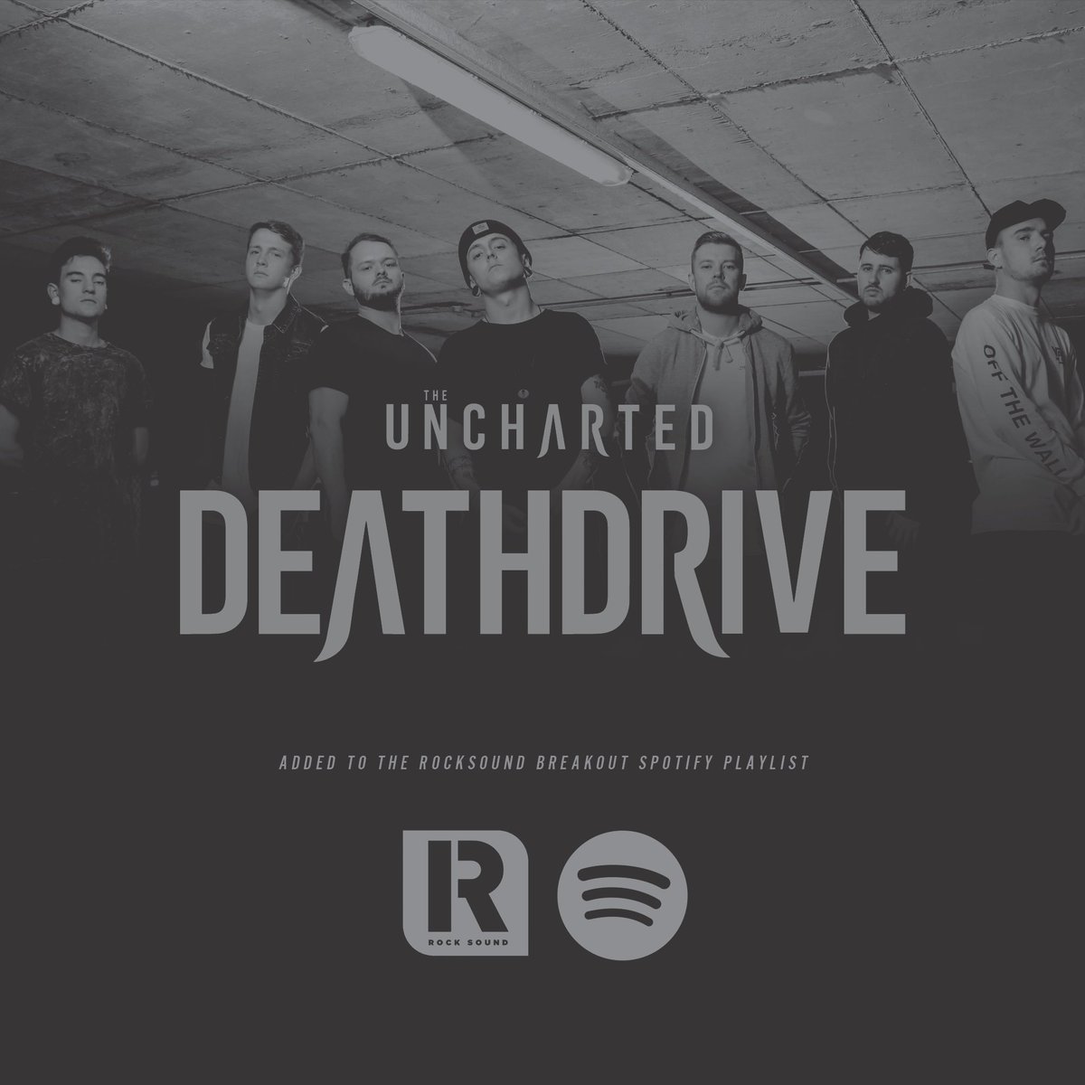 THE UNCHARTED (@theuncharteduk) on Twitter photo Make sure you head over to <a href="/Spotify/">Spotify</a> / <a href="/SpotifyUK/">Spotify UK & Ireland</a> to check out <a href="/rocksound/">Rock Sound</a> ‘Breakout’ playlist featuring our single ‘Deathdrive’ 🖤🤟🏻 #rocksound #spotify #breakout #theuncharted #askingalexandria #wagewar #metalcore #alternative #music Make sure you head over to <a href="/Spotify/">Spotify</a> / <a href="/SpotifyUK/">Spotify UK & Ireland</a> to check out <a href="/rocksound/">Rock Sound</a> ‘Breakout’ playlist featuring our single ‘Deathdrive’ 🖤🤟🏻 #rocksound #spotify #breakout #theuncharted #askingalexandria #wagewar #metalcore #alternative #music