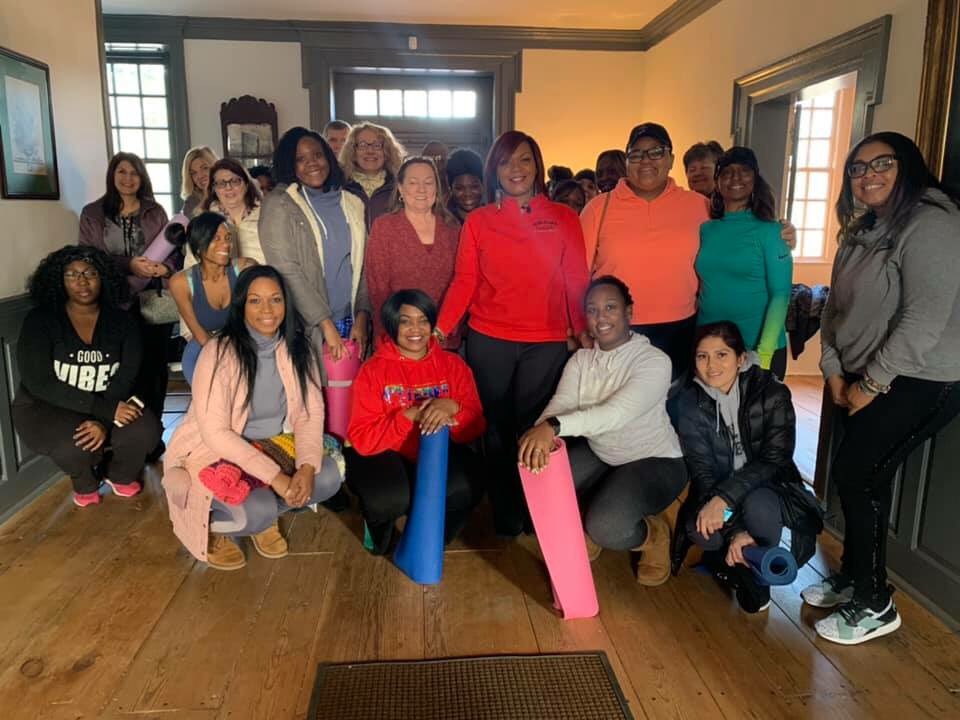 dey_mansion's tweet photo. Very special thanks to @lavenegass for such an amazing time today at the first session of “Meditation at the Mansion” and filling our halls with guests. The program will continue thru the end of February. See you all again soon! 🧘‍♀️ 🧘‍♂️ #deymansion  #meditationspace #waynenj https://t.co/Gifw3hW3wz