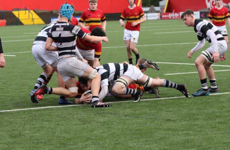 CBC_rugby's tweet photo. Tries from David Keily, Captain Alex O’Brien &amp; Sean Kelly help #CBCWarriors to retain Barry Cup, with 20-5 victory over @pbcrugby. A few pictures. https://t.co/vCA9WTAjJ4