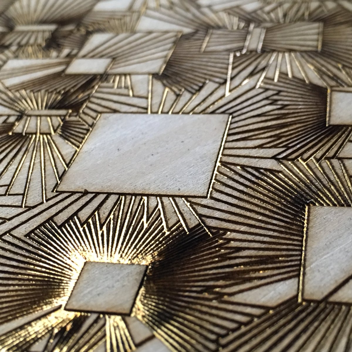JacobJoaquin's tweet photo. Hypertiles on 6”x6” Brass Plate, 2019
J. Joaquin and J. Good
Code, Brass, Ash Wood
· · ·
#art #contemporary #creativecoding #dailyart #design #generative #generativeArtifact #geometric #processing https://t.co/xDgcWH1WMi