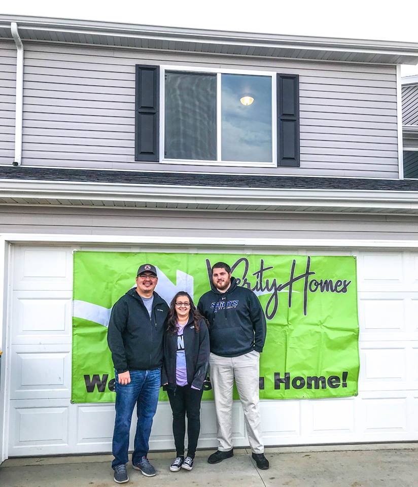 Congrats to our newest #homeowners Jonathan and Jacqueline! And thanks to Josh Shuh of Keller Williams Inspire Realty for joining us last night at the New Home Presentation... the last step before turning over the keys!