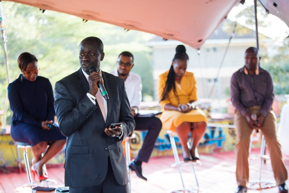 Pawa254's tweet photo. Young people are here to prove a different world is possible. Everything rises and falls on leadership -It's everything. In his poem- They Told Me, Ford Foundation Regional Director Maurice Makoloo emphasized, “Because you dared many are and many will be” #DisruptInequalityAfrica https://t.co/2gx9abiycq