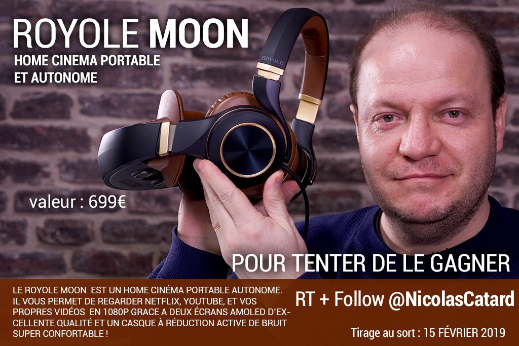 Vidéo + #Concours 🔥

J'ai testé le <a href="/Royole_Europe/">Royole Europe</a> Moon, le home cinéma portable et autonome. Parfait pour regarder Netflix, YouTube et vos propres vidéos 😮  
Pour tenter de le gagner : RT + Follow <a href="/NicolasCatard/">NicolasCatard // TheGrandTest</a>

Découvrez-le dans ma vidéo ▶︎
youtube.com/watch?v=NSxDGA…