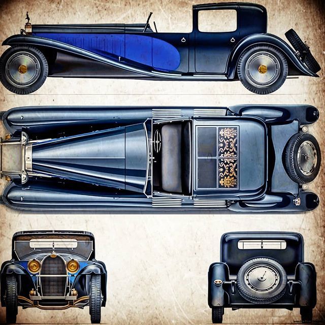 _The1789's tweet image. The 1929 @bugatti Type 41 Royale Coupé Napoleon, chassis 41100. This monstrosity of luxury is to me the epitome of automotive elegance and design. She's a Grand Duchess in a world of paupers and imposters. This is my ultimate dream car.

#DreamCar #Bugat… bit.ly/2H8zfs3