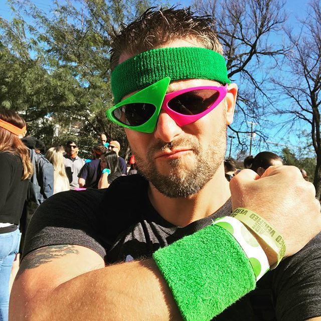 Game face on. Ready to rep @ShippingEasy at the #StartupGames! #atx #austin #throwback #sunglassesgameonpoint