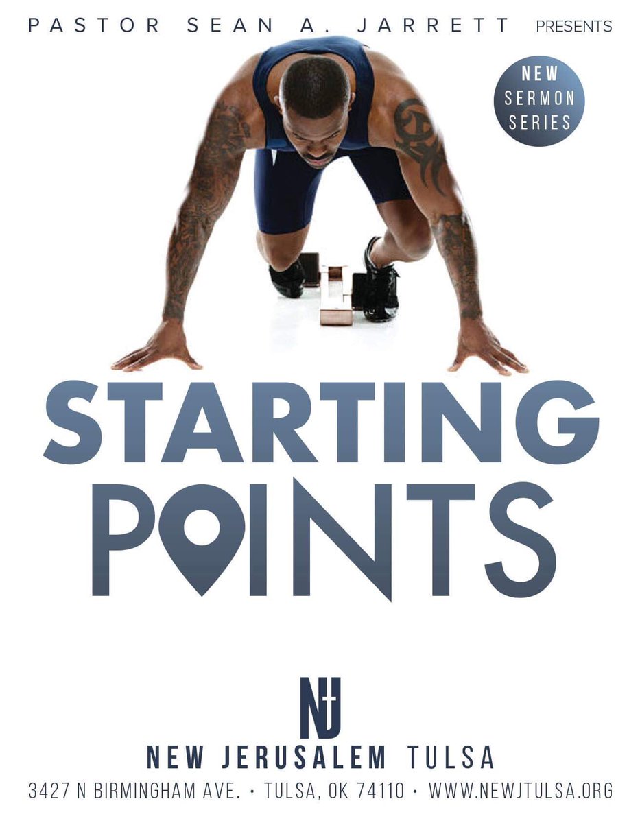 newjtulsa's tweet image. How you begin this year will have a lot to do with positioning you for a strong finish! Let’s start this year off right with STARTING POINTS - Our brand new sermon series! Beginning tomorrow! 

📍#StartingPoints #NewJTulsa #NewJStarts 🏃🏽‍♂️