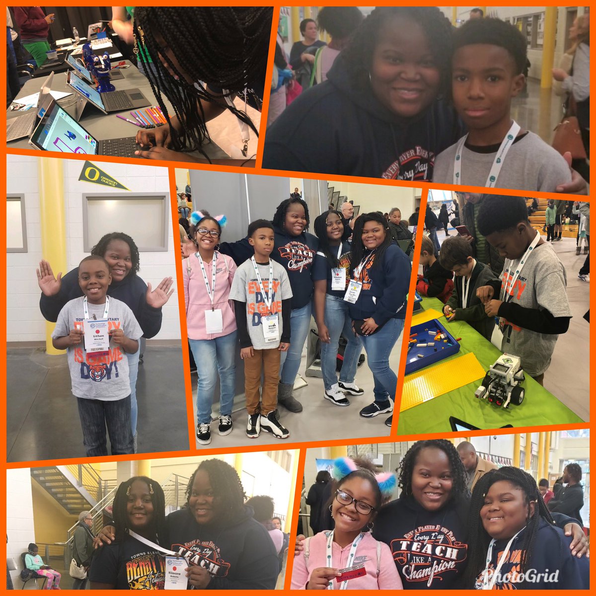 sharnitra21's tweet photo. Today was an awesome day as these #TigerTown scholars rocked it out at the #apstechfair. I am so proud of them, their accomplishments, and to be their coach. I ππ§‘ TigerTown! @APSTowns @Unstoppable_4ce @TownsRealMcCoy @quess_angel @spelaka @DrEmilyAMassey @contactmetzger https://t.co/t5BVFCI7B7